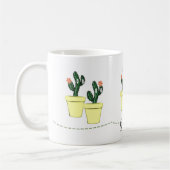 Cactus Floral Jaune Mug (Gauche)