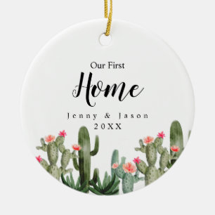 Cactus Floral Notre première maison Ornement botan