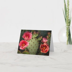 Cactus Flower aangepaste begroeting en notities Ka