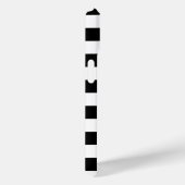 Cactus Flower Black White Stripes Case-Mate iPhone Case (Achterkant / Rechts)