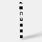 Cactus Flower Black White Stripes Case-Mate iPhone Case (Achterkant / Links)