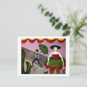 Cactus Flower Briefkaart (Staand voorkant)