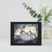 Cactus Flower Digital Ink Briefkaart (Staand voorkant)