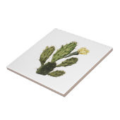 Cactus Flower  Drawing Ceramic Tegel Tegeltje (Zijkant)