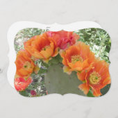 Cactus Flower Kaart (Voorkant / Achterkant)