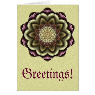 Cactus Flower Kaleidoscope Mandala