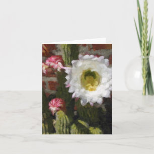 Cactus Flower Note Kaart