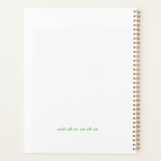 Cactus Flower Planner (Achterkant)