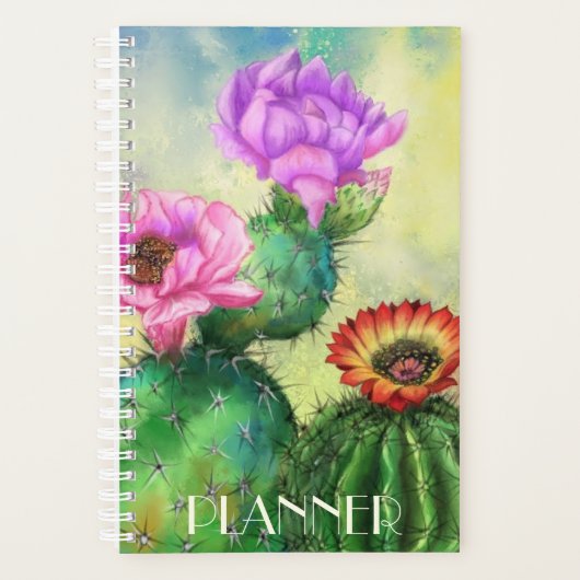 Cactus Flower Planner (Voorkant)
