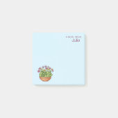 Cactus Flower Pot with Name Sticky Notes (Voorkant)