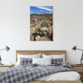 Cactus Flowering Canvas Afdruk (Insitu (Slaapkamer))