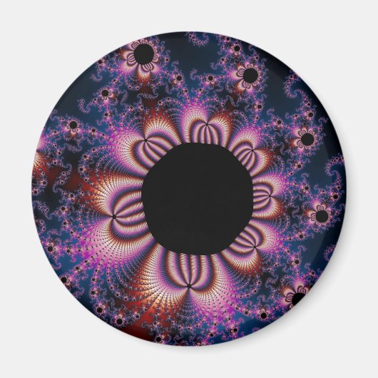 Cactus Flowers - Fractal Magneet (Voorkant)