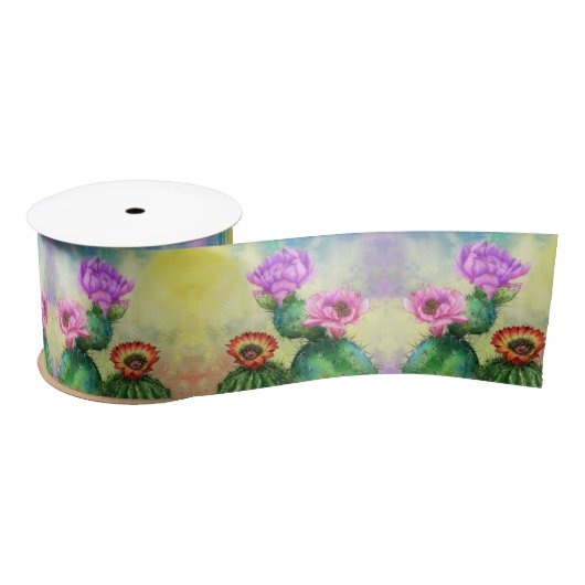 Cactus Flowers Ribbon Lint (Spoel)