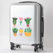Cactus Flowers Schattige Sticker (Koffer)