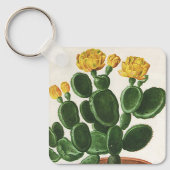  Cactus Flowers, Succulent Cacti-Planten Sleutelhanger (Voorkant)