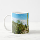 Cactus Forest Blue Sky Mug (Gauche)