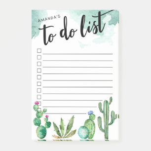 Cactus Garden persoonlijke lijst van taken Post-it® Notes