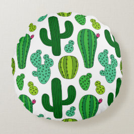 Cactus Garden Rond Kussen