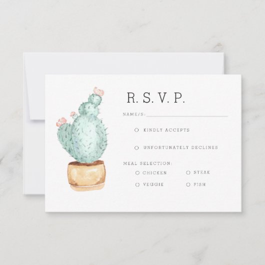 Cactus Garden | WATERVERF RSVP (Voorkant)