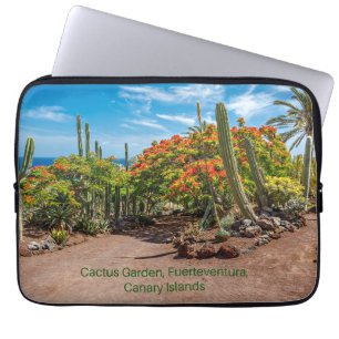 Cactus Garen, Fuerteventura, Canarische Eilanden, Laptop Sleeve