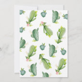 Cactus Genre Reveal Party Invitation Baby Reveal (Dos)