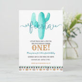 Cactus Gepersonaliseerd verjaardag Baby shower Fie Kaart (Staand voorkant)