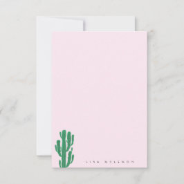 CACTUS gepersonaliseerde briefpapier Kaart