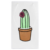 Cactus Gift Bag Klein Cadeauzakje (Achterkant)