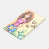 Cactus Girl is aardig Post-it® Notes (Schuin)