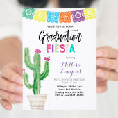 Cactus Graduation Party Fiesta Invitation