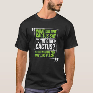Cactus grap tuin succulenten tuinieren tuinder C T-shirt