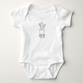 Cactus grappige citaatbabykleding romper