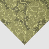 Cactus Green Abstract Pattern Tissuepapier (Detail)