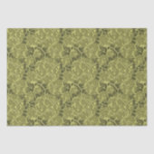 Cactus Green Abstract Pattern Tissuepapier (Voorkant)