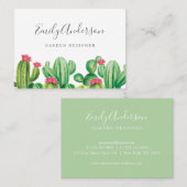 Cactus green Visitekaartje (Voorkant / Achterkant)