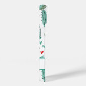 Cactus groen wit naam script Case-Mate iPhone case (Achterkant / Rechts)