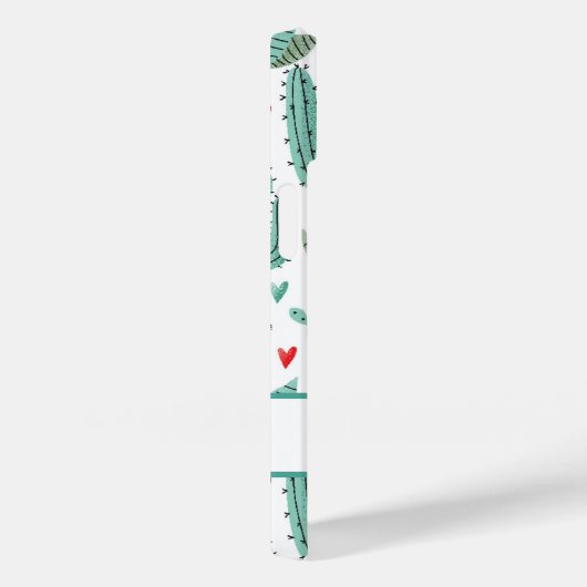Cactus groen wit naam script Case-Mate iPhone case (Achterkant / Rechts)