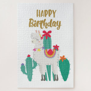 Cactus Happy Birthday Legpuzzel