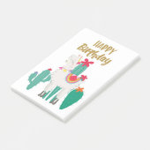 Cactus Happy Birthday Post-it® Notes (Schuin)