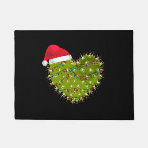 Cactus Heart Kerstmis Deurmat