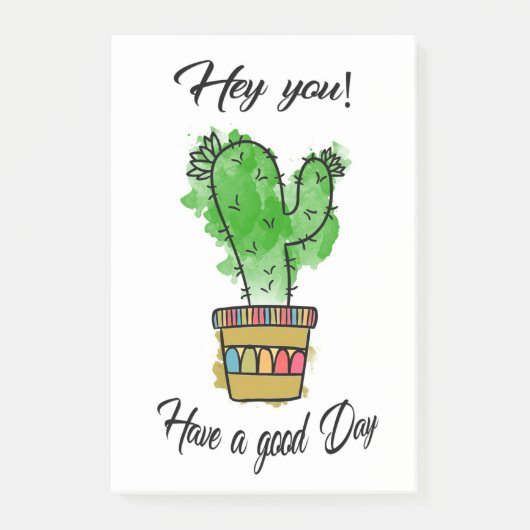 Cactus heeft een goede dag post-it® notes (Voorkant)