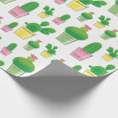 cactus hemel cadeaupapier (Hoek)