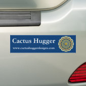 Cactus Hugger Bumper Sticker avec Barrel Cactus 2A (En voiture)