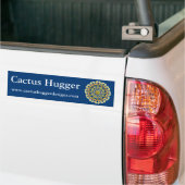 Cactus Hugger Bumper Sticker avec Barrel Cactus 2A (Sur camion)