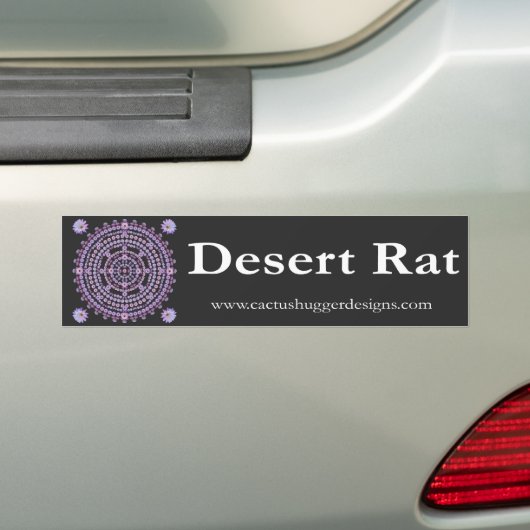 Cactus Hugger Bumpersticker (Op auto)