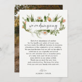 Cactus-huwelijk update Afschaal Foto Aankondiging (Voorkant / Achterkant)