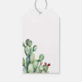 Cactus Huwelijks Cadeautags Cadeaulabel (Achterkant)