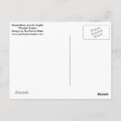 Cactus in de Container van het Kat door Succulent Briefkaart (Achterkant)