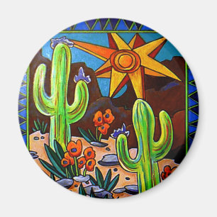 Cactus in het zuidwesten magneet