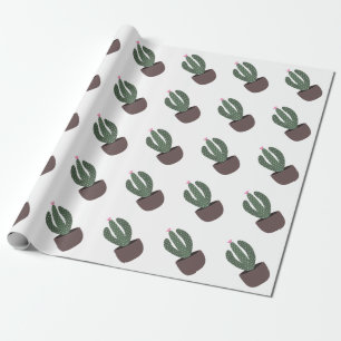 Cactus in pot cadeaupapier
